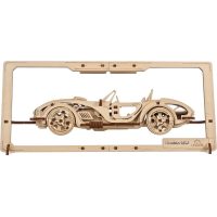 UGEARS 3D puzzle - Roadster MK3 2,5D, 62 dílků