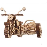 UGEARS 3D puzzle - Harry Potter Hagridova létající motorka, 130 dílků
