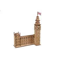 UGEARS 3D puzzle - Big Ben, 63 dílků
