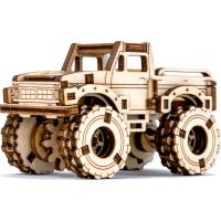 WOODEN CITY 3D puzzle - Superfast Monster Truck č.4