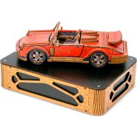 WOODEN CITY 3D puzzle - Sportovní auto Limitovaná edice, 194 dílů