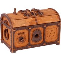 WOODEN CITY 3D dřevěné puzzle - Escape room Truhla s pokladem, 165 dílků