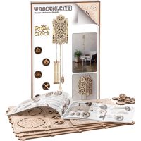 WOODEN CITY 3D puzzle - Královské hodiny, 126 dílů