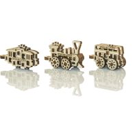 WOODEN CITY 3D puzzle mini sada Widgets - Dopravní prostředky, 36 dílků