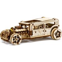 WOODEN CITY 3D puzzle - Automobil Hot Rod, 141 dílů