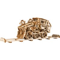 WOODEN CITY 3D puzzle - Dream Express s kolejemi, 220 dílů