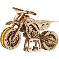 WOODEN CITY 3D puzzle - Motorka MotoCross, 88 dílů