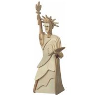 WOODEN TOY WCK 3D puzzle - Socha Svobody, malá