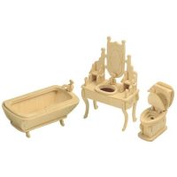 WOODEN TOY WCK 3D puzzle - Koupelna