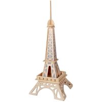 WOODEN TOY WCK 3D puzzle - Eiffelova věž, mini