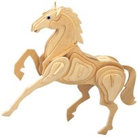 WOODEN TOY WCK 3D puzzle - Kůň