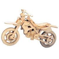 WOODEN TOY WCK 3D puzzle - Terénní motorka