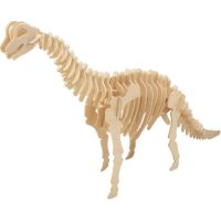 WOODEN TOY WCK 3D puzzle - Brachiosaurus