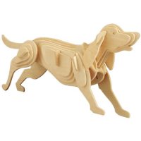 WOODEN TOY WCK 3D puzzle - Lovecký pes