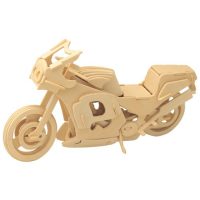 WOODEN TOY WCK 3D puzzle - Závodní motorka