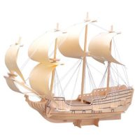WOODEN TOY WCK 3D puzzle Válečná loď - Plachetnice Orel 3D