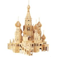 WOODEN TOY WCK 3D puzzle - Chrám St. Petersburg, velký