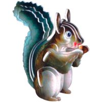 WOODEN TOY WCK 3D puzzle - Veverka, barevná