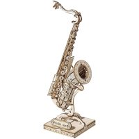 ROBOTIME Rolife 3D dřevěné puzzle - Saxofon, 136 dílků