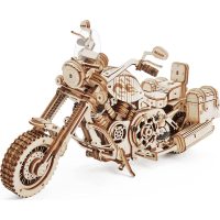 ROBOTIME Rokr 3D dřevěné puzzle - Cruiser Motorcycle, 420 dílků