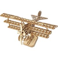 ROBOTIME Rolife 3D dřevěné puzzle - Letadlo, 145 dílků