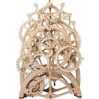 ROBOTIME Rokr 3D dřevěné puzzle - Kyvadlové hodiny, 166 dílků