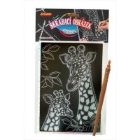 ARTLOVER Holografický škrabací obrázek - Žirafy