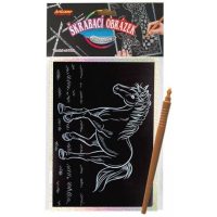 ARTLOVER Holografický škrabací obrázek - Koník