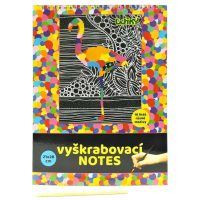 Vyškrabovací notes s obrázky