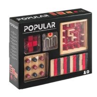 POPULAR Soubor mini her a hlavolamů - 5 v 1