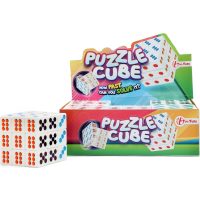 TOI-TOYS Rubikova kostka s barevnými puntíky - 3 x 3 x 3