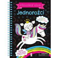 Pikola škrabací obrázky - Jednorožci