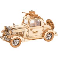 ROBOTIME Rolife 3D dřevěné puzzle - Historický automobil, 164 dílků