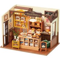 ROBOTIME Rolife 3D puzzle - DIY House Bekyino pekařství s LED osvětlením