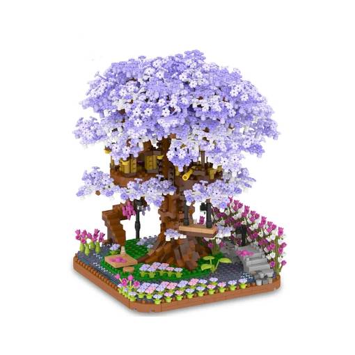 Foto - Sakura TreeHouse stavebnice - Fialové květy
