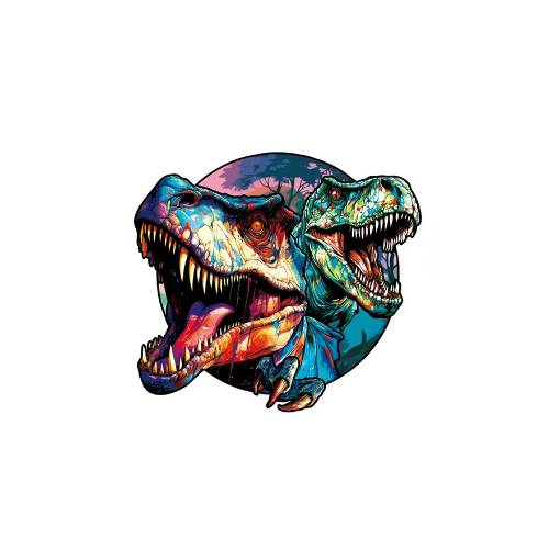 Foto - Dřevěné puzzle - Dinosaurus 06, A4
