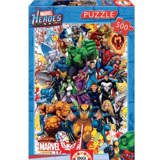 Foto - Educa puzzle Avengers - Heroes, 500 dílků