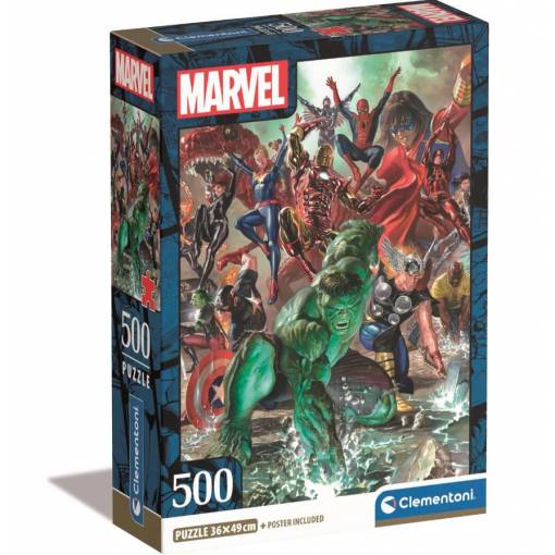 Foto - Clementoni puzzle - The Avengers, 500 dílků