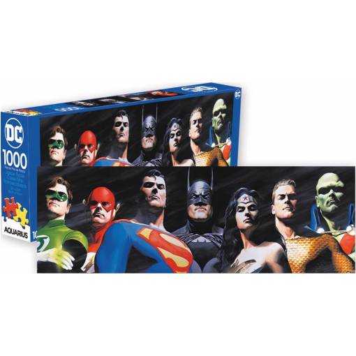 Foto - Aquarius puzzle damaged box - DC Comics Justice League, 1000 dílků