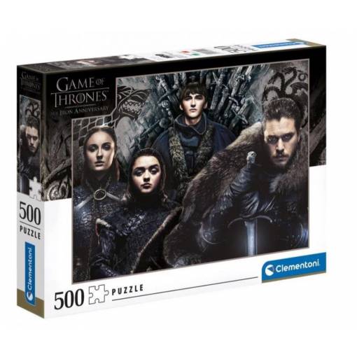 Foto - Clementoni puzzle - Game of Thrones, 500 dílků