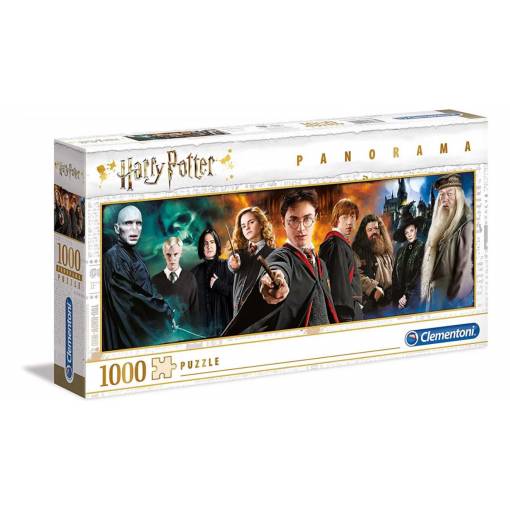 Foto - Clementoni panorama puzzle - Harry Potter II, 1000 dílků