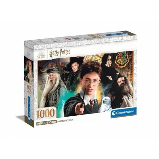 Foto - Clementoni puzzle Harry Potter - Hogwarts, 1000 dílků
