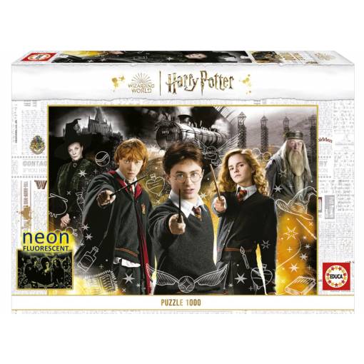 Foto - Educa neonové puzzle - Harry Potter II, 1000 dílků