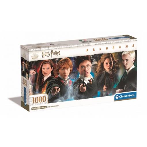 Foto - Clementoni panorama puzzle - Compact Harry Potter, 1000 dílků