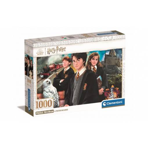 Foto - Clementoni puzzle - Compact Harry Potter, 1000 dílků