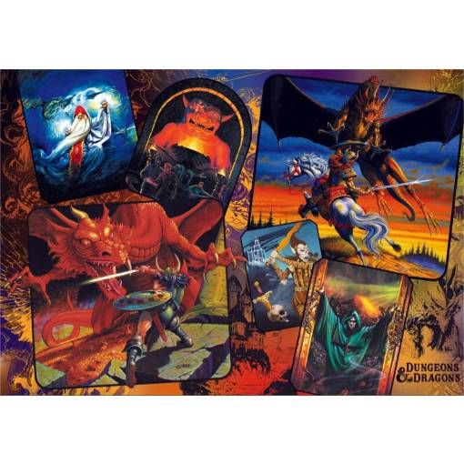 Foto - Trefl puzzle - The Origins of Dungeons Dragons, 1000 dílků