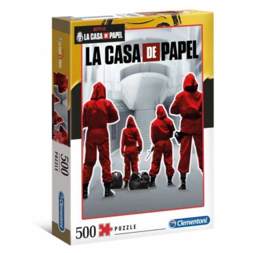 Foto - Clementoni puzzle Netflix - Money Heist, 500 dílků