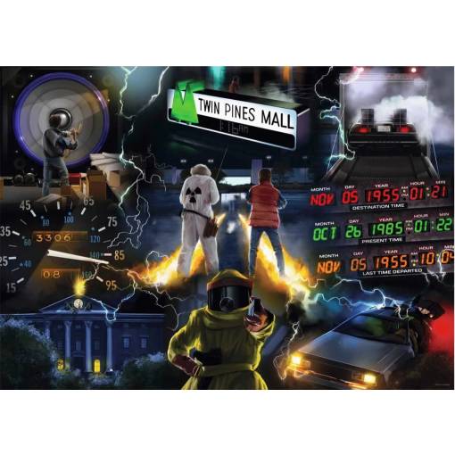 Foto - Ravensburger puzzle - Back to the Future, 1000 dílků