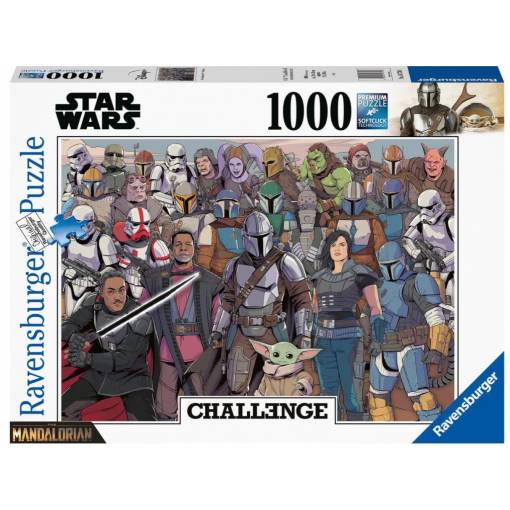 Foto - Ravensburger puzzle Star Wars - Baby Yoda, 1000 dílků