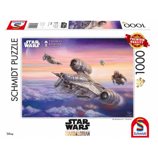 Foto - Schmidt puzzle Thomas Kinkade - The Mandalorian, the Escort, 1000 dílků